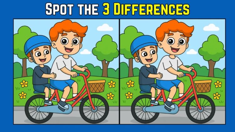 Can You Spot 3 Differences In This Dad And Son Image In 9 Seconds?