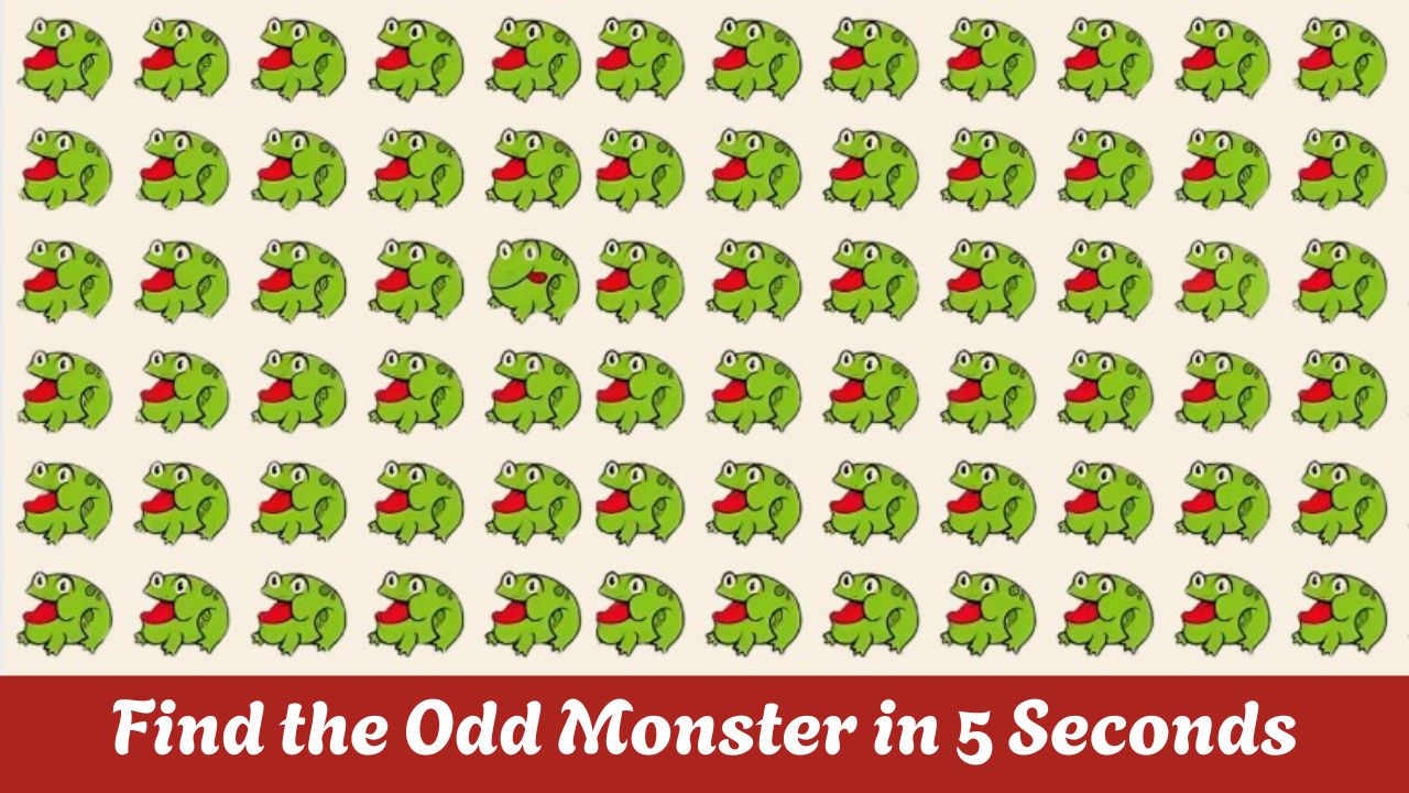 Only 2% Can Spot the Odd Monster in 5 Seconds – Are Your Eyes Sharp Enough for This Visual Illusion?